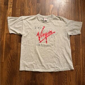 Vintage fly virgin Atlantic tshirt size XL
